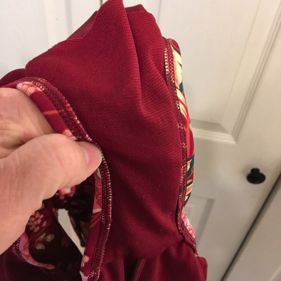 Time & Tru Floral Swimsuit - Picture 7 of 8